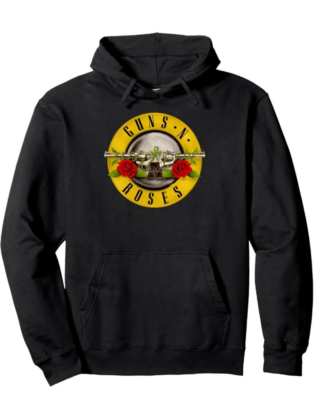 Rock-Inspired Bullet Logo Pullover Hoodie | Cozy & Stylish Graphic Sweatshirt
